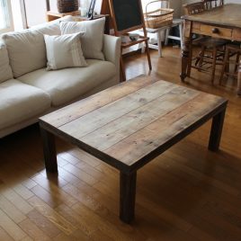 【お客様納品事例】 古材を使ったこたつ